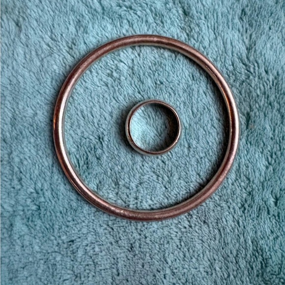 Silver Ring and Bangle Set - Picture 3 of 3